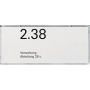 Gira - Bezeichnungsmaterial für Installationsschalterprogramme Orientier.-schild 2f.1083 107200 Event-E2