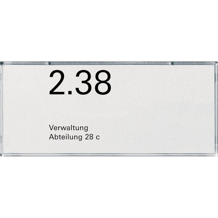 Gira - Bezeichnungsmaterial für Installationsschalterprogramme Orientier.-schild 2f.1083 107200 Event-E2