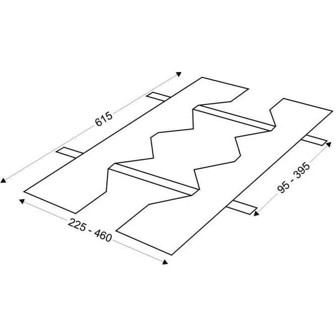 LTS Licht&Leuchten - Mechanisches Zubehör/Ersatzteile für Leuchten Verstärkungsrahmen ZVP 100 2-teilig universal