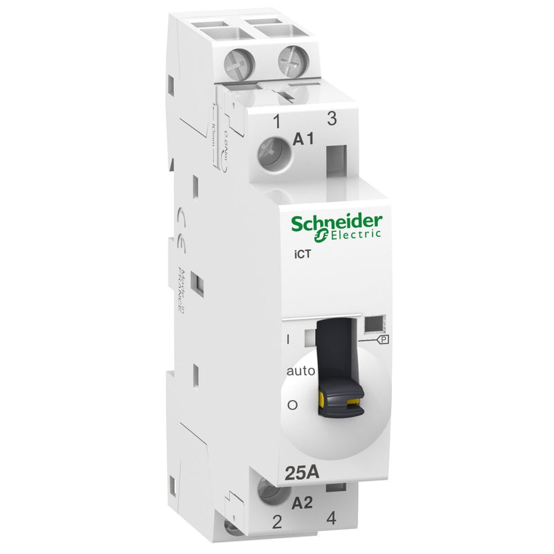 Schneider Electric - Installationsschütz für Reiheneinbau Vorwahlschütz A9C21732 2S 25A 230-240VAC