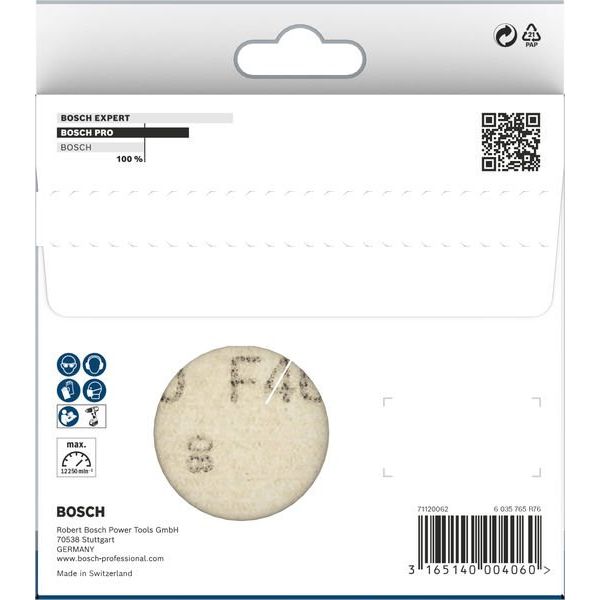 Bosch - Schleifpapier/Schleifvlies PRO F460 Schleifblatt, 125 1609200163 mm, G120, 5-tlg