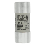Eaton - Zylindrische Sicherung Sicherungseinsatz Nieders. CYLINDRICA#C22G25 25A AC 690V 80kA − 10 Stück
