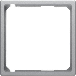 Berker - Übergangsadapter für Installationsschalterprogramme Zwischenring alu/lack 11096084 für Zentralplatte