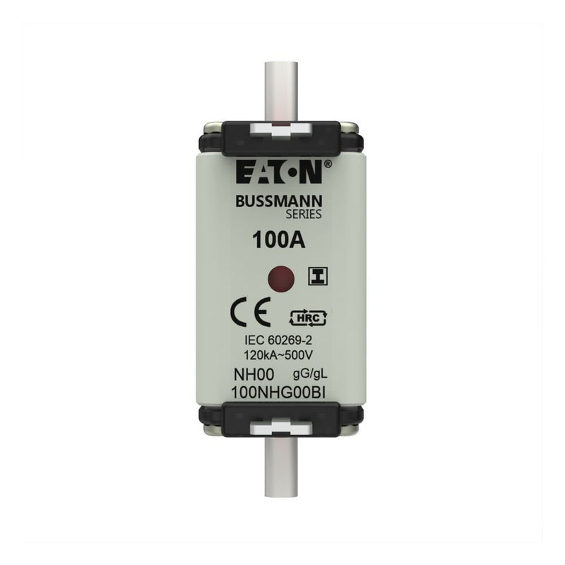 Eaton - Messersicherung Sicherungseinsatz Nieders. 100A500V#100NHG00BI 100A AC 500V 120kA − 3 Stück