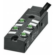 Pepperl+Fuchs Fabrik - Passiver Sensor-/Aktor-Verteiler (mit Leitung) Junction block V3-4A-E2-5M-PUR