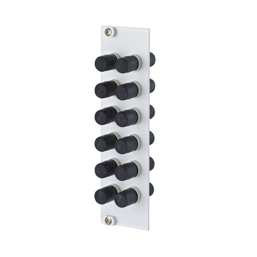 Metz Connect - Patchpanel LWL OpDAT REGpro Frontplatte 15024A3112-E 3HE 12xST MM Ph-Br