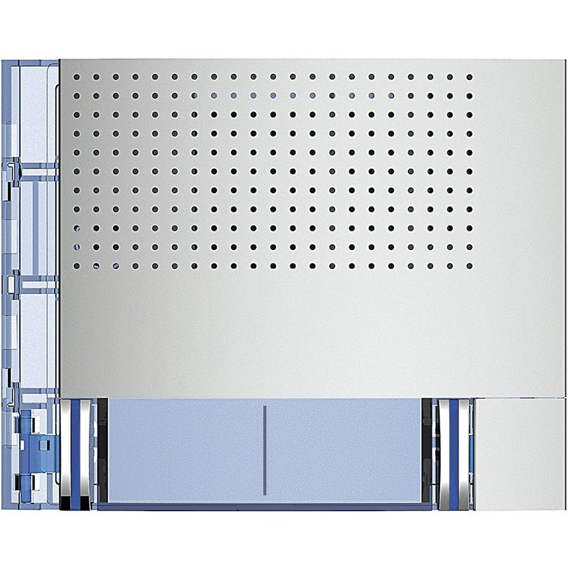 Legrand (BT) - Abdeckrahmen Frontblende Basis 2-reihig 351041 Allmetal,2 Ruftasten