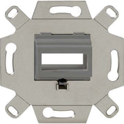 Rutenbeck - Einsatz/Abdeckung für Kommunikationstechnik Montageadapter SC-D/LC-Q-MA Up gr 2-fach, grau − 10 Stück