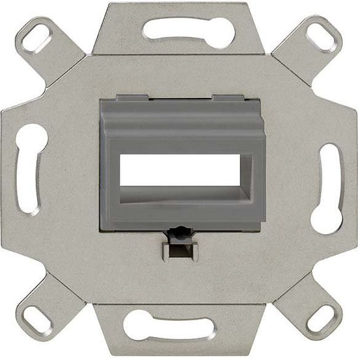 Rutenbeck - Einsatz/Abdeckung für Kommunikationstechnik Montageadapter SC-D/LC-Q-MA Up gr 2-fach, grau − 10 Stück by Rutenbec
