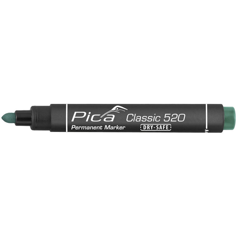 Pica-Marker - Markierungsstift Permanentmarker 520/36 grün − 10 Stück