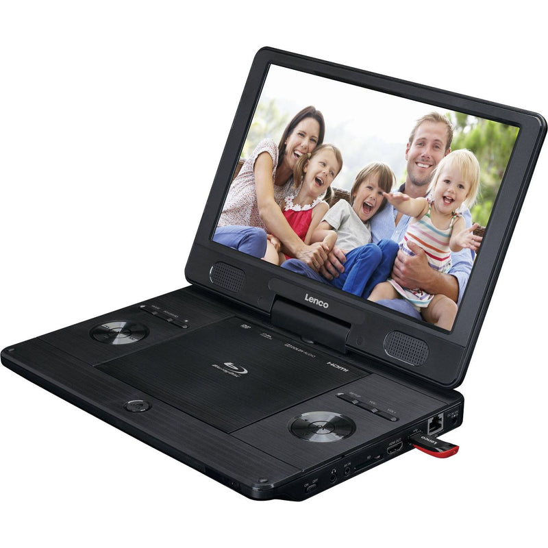 LENCO - Blu-ray-Player/-Recorder Blu-Ray Player DVD BRP-1150 Black portable