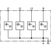 DEHN - Kombi-Ableiter für Energietechnik Kombi-Ableiter DSH TNS 255 TN-S-Systeme