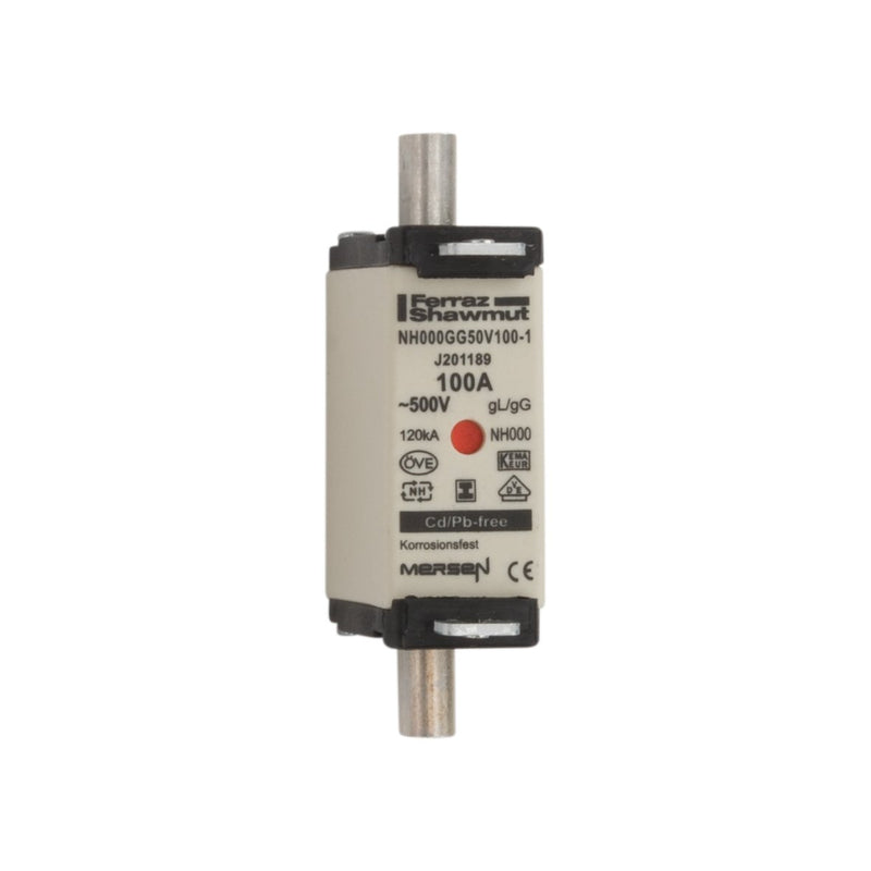 Mersen - Messersicherung NH-Sicherungseinsatz SG NH000GG50V100-1 Gr.000 gG100A/500VKM